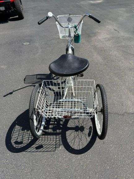 Mesa AZ - 3 Wheeled Pedal Bike, Front/Rear Baskets, Located at 1285 North S