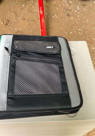 Flat of pencil boxes and three ring binder