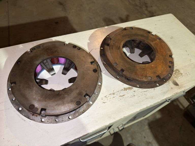 (2) Clutch Pressure Plates - possibly for Ford Model T/A - 1 Appears to be