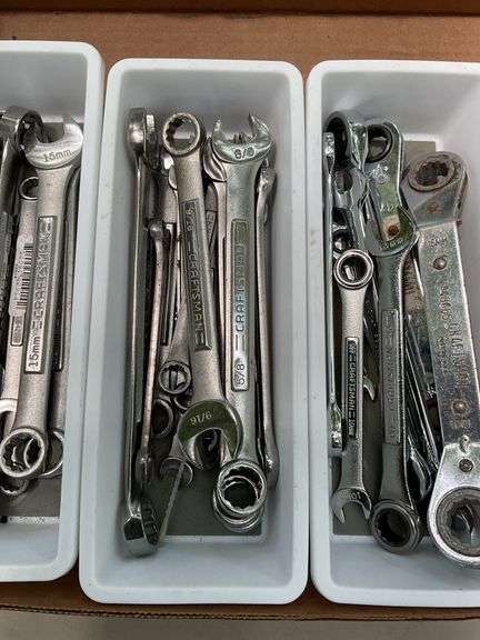 flat of craftsman wrenches