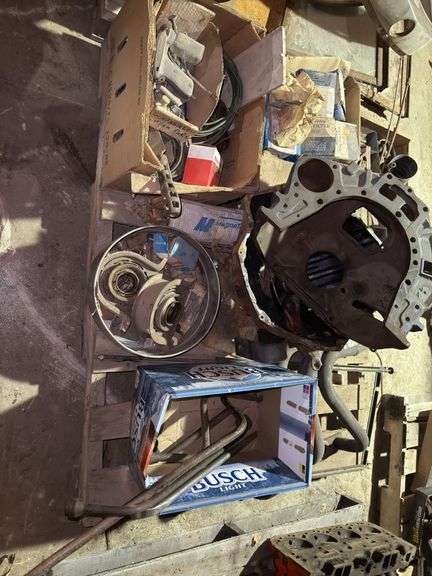 Ford 4 Cylinder Headers, Model A/T Bell housings, Assorted Filters, Other S