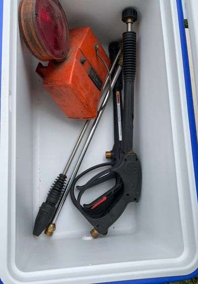 Cooler & power washer wand