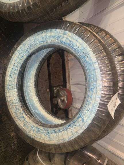 (2) Firestone 4.75/5.00-19 White Wall Tires, New/Unused