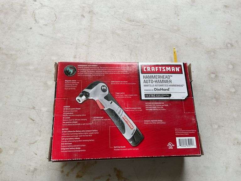 Craftsman 12V hammer head auto hammer