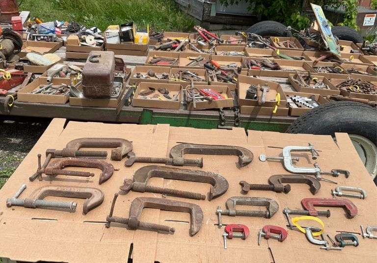 Flat of C-Clamps