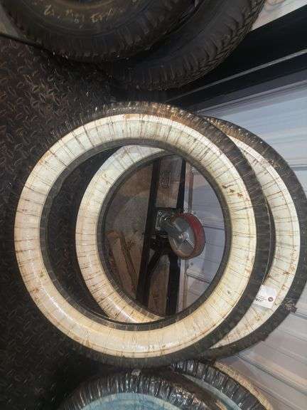 (2) Classic 4.40/4.50-21 White Wall Tire, New/Unused