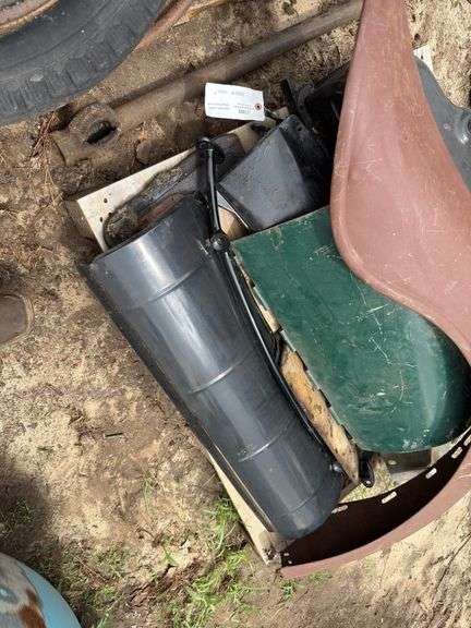 Ford Model T/A Parts - fender, engine cover, valve cover, other parts