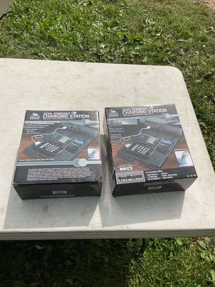 2 dual power charging station mats