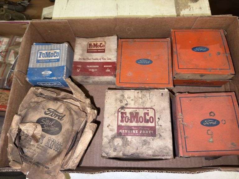 Ford Piston Rings, other Ford OEM Parts - some New/unused,some used