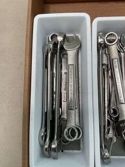 flat of craftsman wrenches