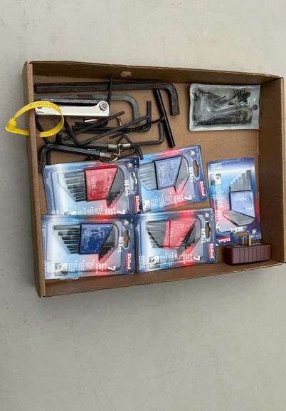 Flat of allen wrenches