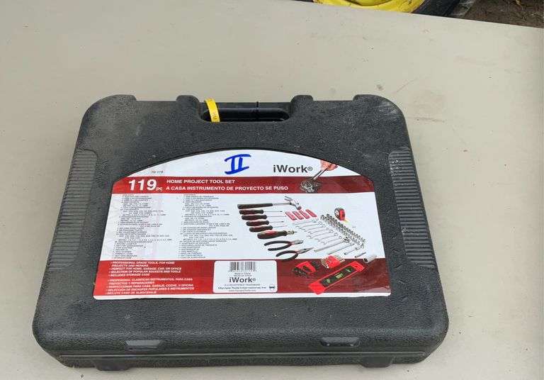 IWork 119pc home project tool set
