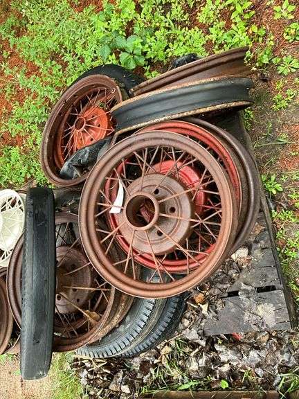 Ford Model A/T Wire Spoked Wheels, Other Parts