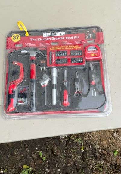 Masterforge 37pc kitchen drawer tool kit