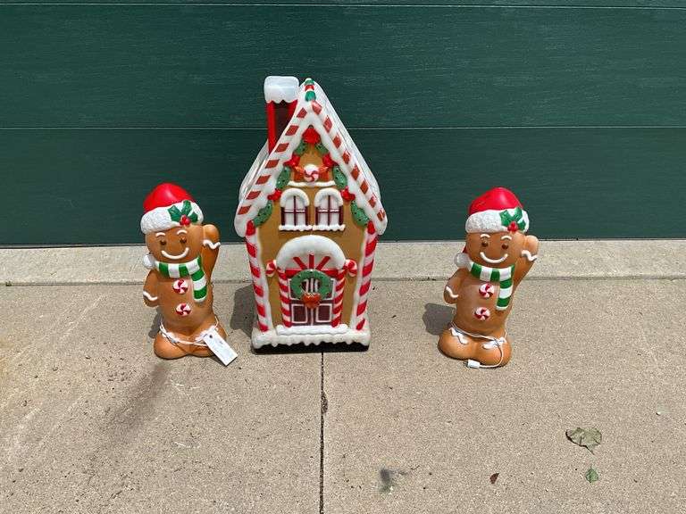 Ginger Bread House,Ginger Bread Men,Blow Molds