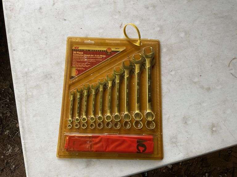 Companion 18pc wrench set, standard & metric