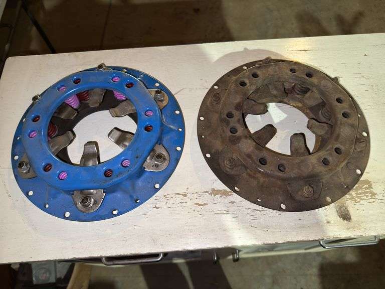 (2) Clutch Pressure Plates - possibly for Ford Model T/A - 1 Appears to be