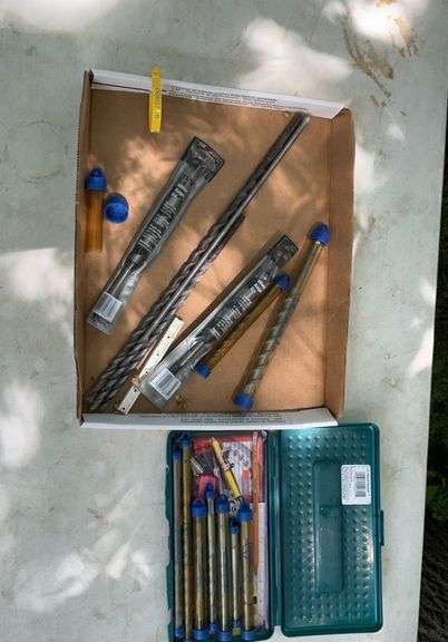 Flat of hammer drill bits