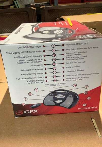GPX CD Boombox
