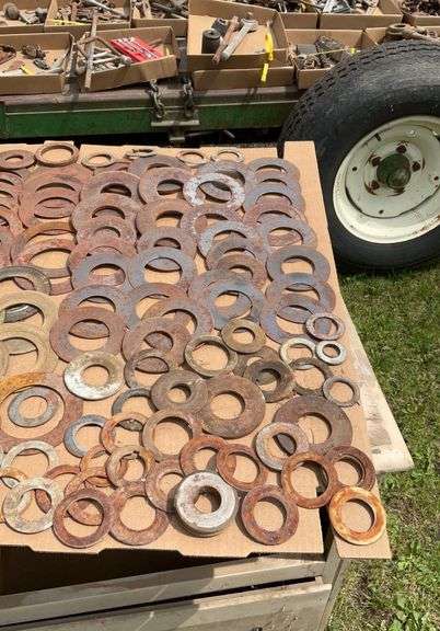 Flat of washers & saw blades