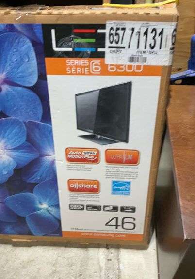 Samsung 46 in flatscreen tv NIB open for testing. Tested okay.