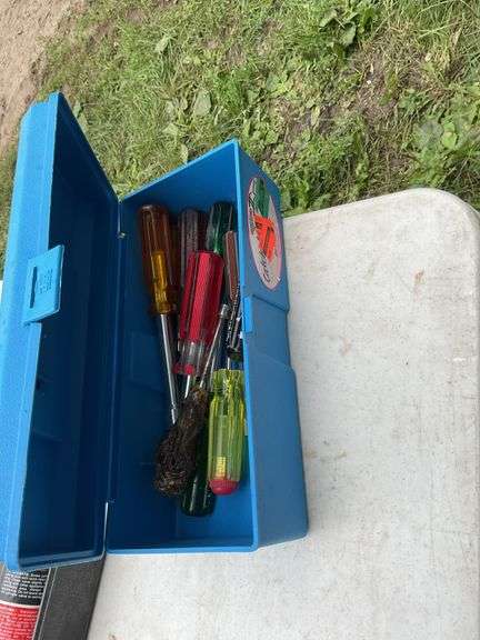 Butane torch & box of nut drivers