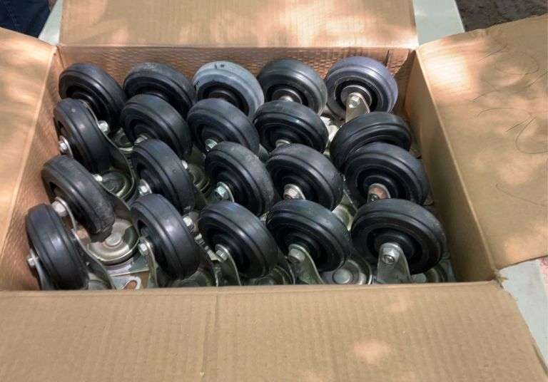 Box of caster wheels