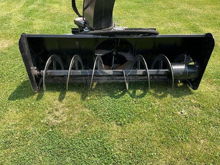 Erskine Model 2010 Skid Loader Mount Snow Blower, One Owner, Hydraulic Spou