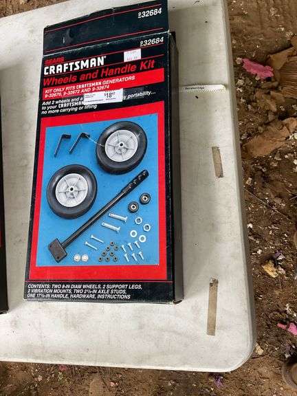 Craftsman wheels & handle set for generator