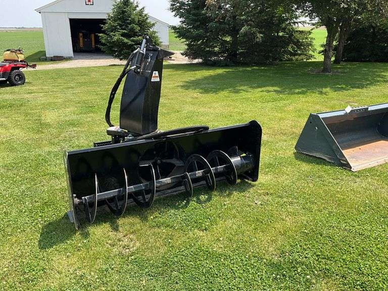 Erskine Model 2010 Skid Loader Mount Snow Blower, One Owner, Hydraulic Spou