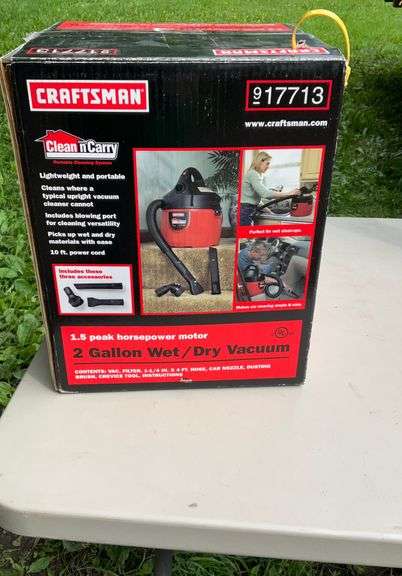 2 gallon wet dry vac