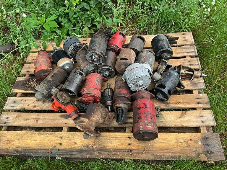 Assorted Vintage Starters, Generators
