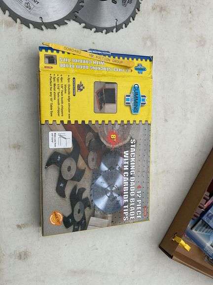 12pc Dado blade set
