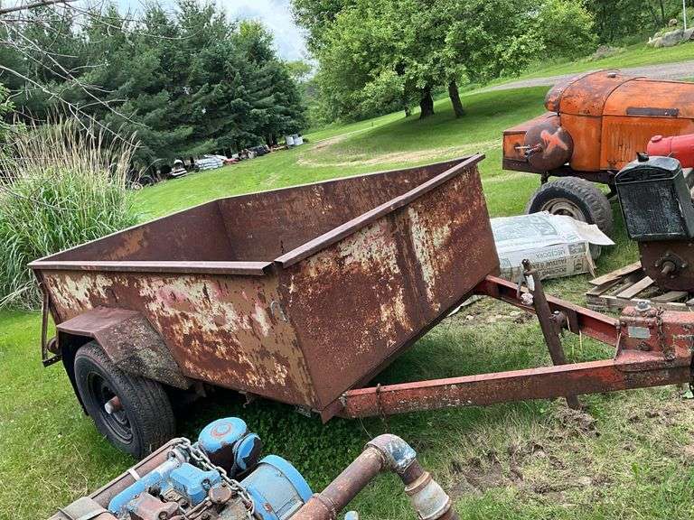 4’ x 8’ Single Axle Trailer, Surge Brakes