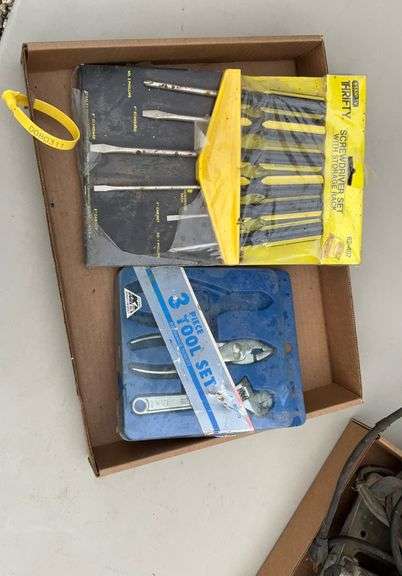 Flat of screw driver set & tool set
