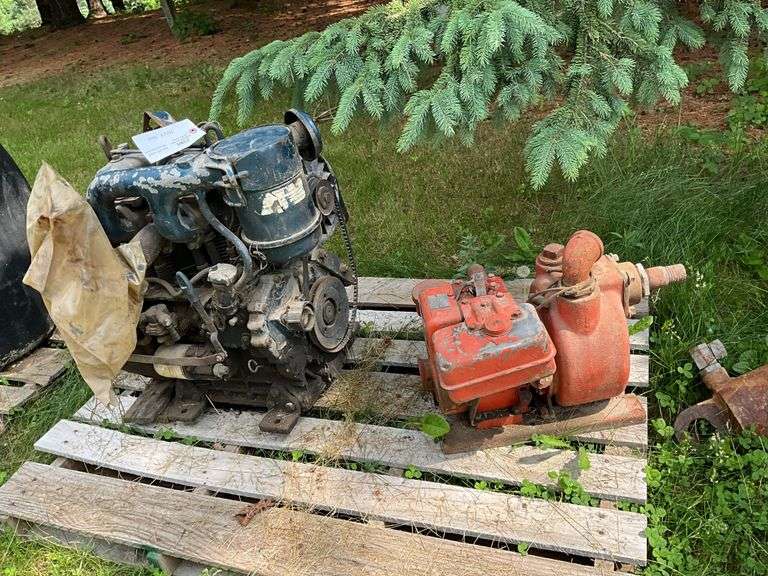 Air Cooled Diesel Engine, Air Cooled Gasoline Engine with Pump - Both are F