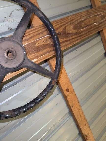 (2)Used Steering Wheels possibly from Ford Model T/A