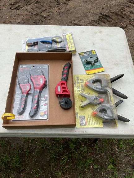 Strap wrenches, clamps, misc