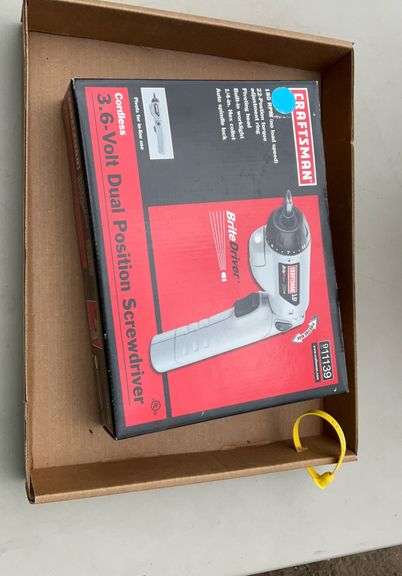 Craftsman 3.6V dual position screw driver