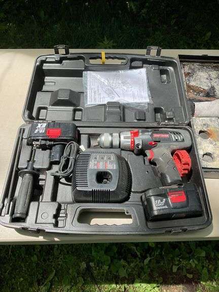 Craftsman 19.2V 1/2 hammer drill, battery & charger
