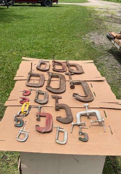 Flat of C-Clamps