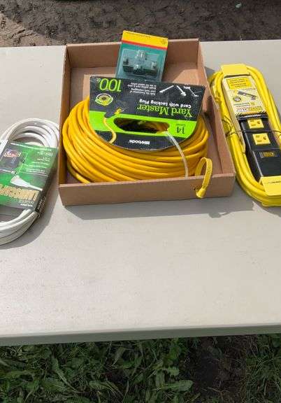 Flat of extension cords & power strips