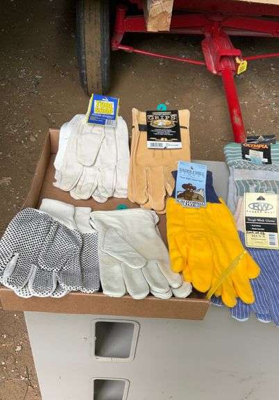 Gloves and car material