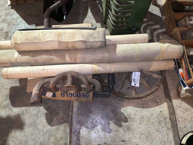Ford Model T/A Parts - Wooden Spoked Wheel, Window Frames, Roof Vinyl