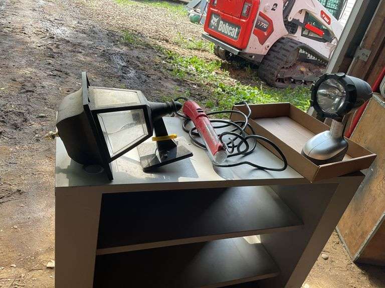 Spotlight, work light, and entry lights