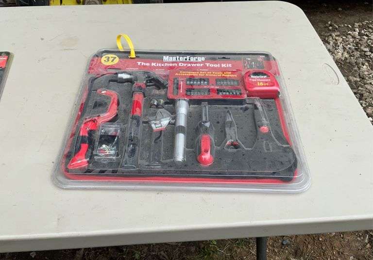 Masterforge 37pc kitchen drawer tool kit