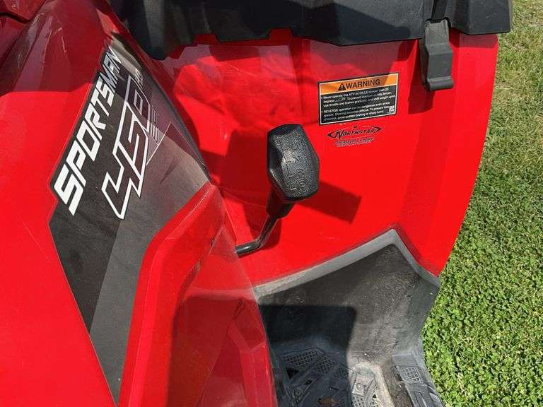 !!! 2019 Polaris Sportsman 450 HD, EFI, 276 Miles, 90 Hrs, One Owner Machin