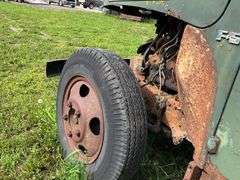 Ford Model 8R8T F-5 Single Axle Truck with 12' Box, Flat Head V-8 (Front pi