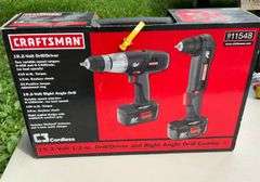Craftsman 19.2V drill driver & right angle drill