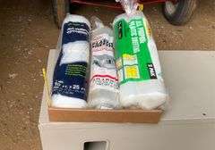 3 rolls of plastic